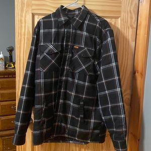 DISCONTINUED DIXXON Flannel Jacket Size Large